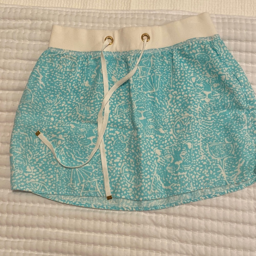 Lilly Pulitzer Linen Beach Skirt